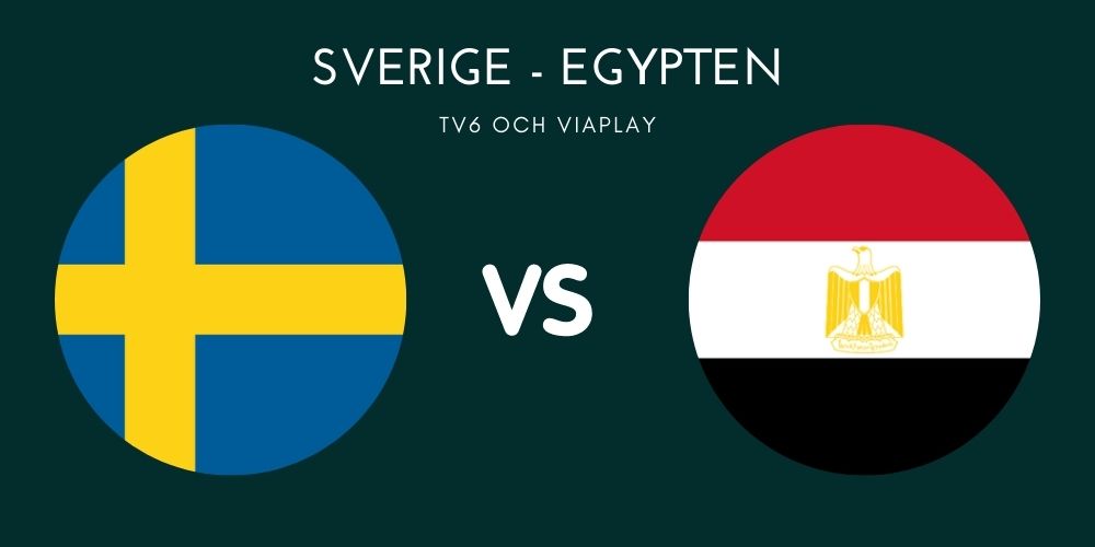 Sverige - Egypten