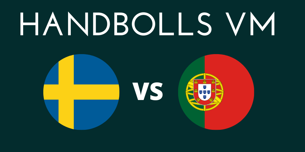 Sverige Portugal handbolls VM