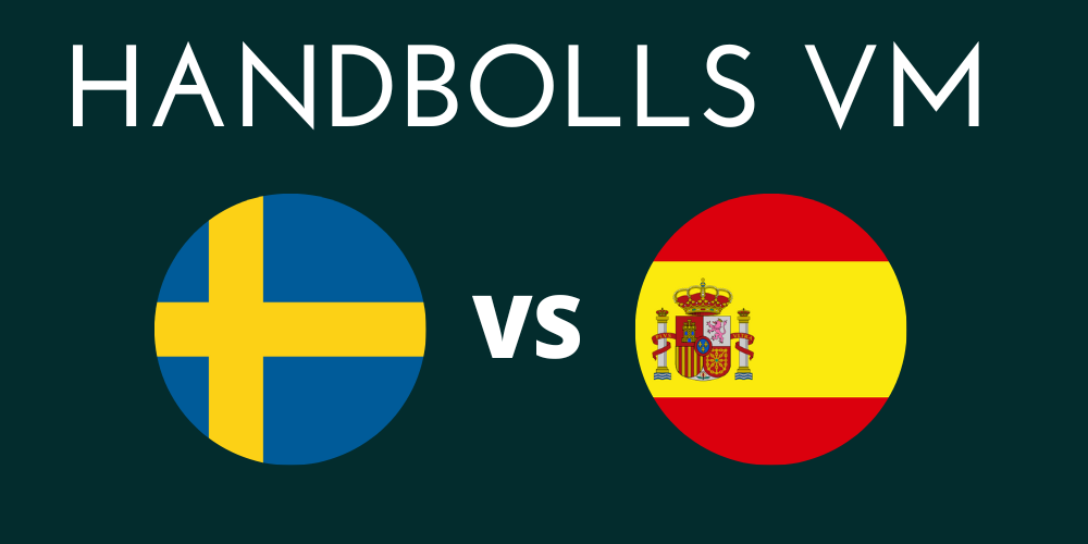 Sverige Spanien handbolls VM