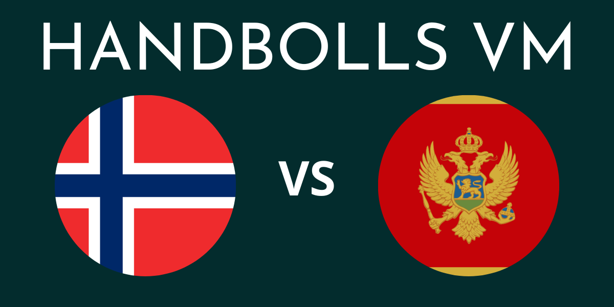 Handbolls VM Norge Montenegro