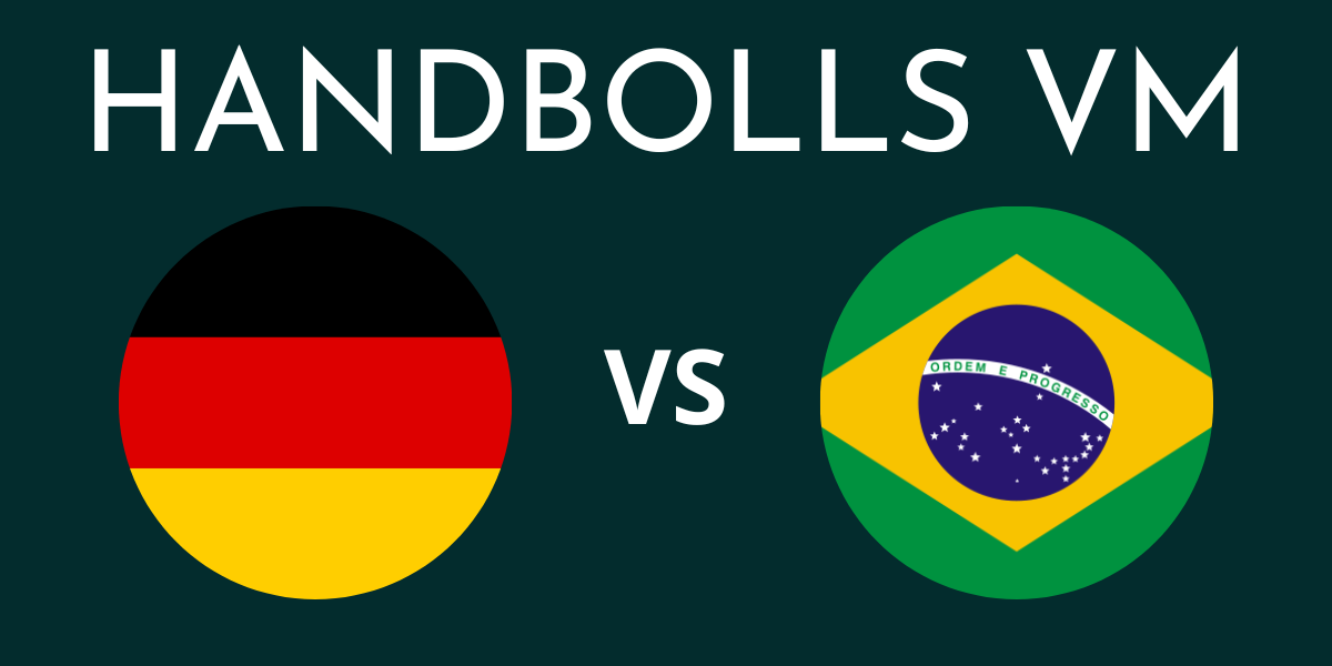 Handbolls VM Tyskland Brasilien