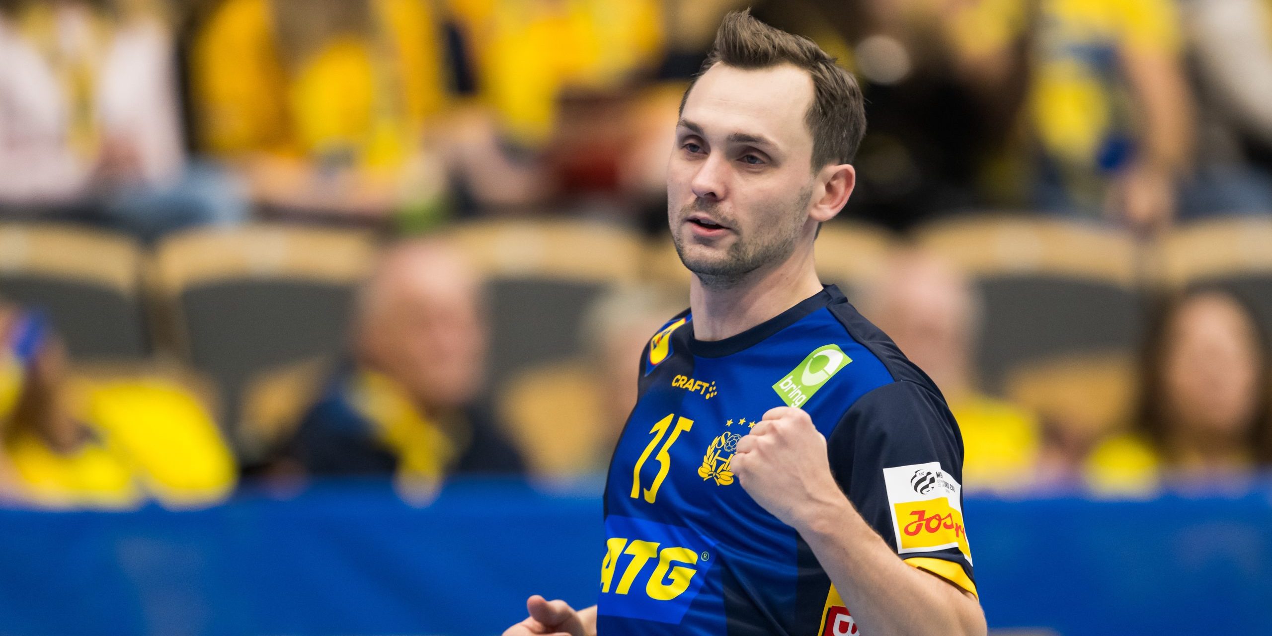 Hampus Wanne, spelare i herrlandslaget i handboll